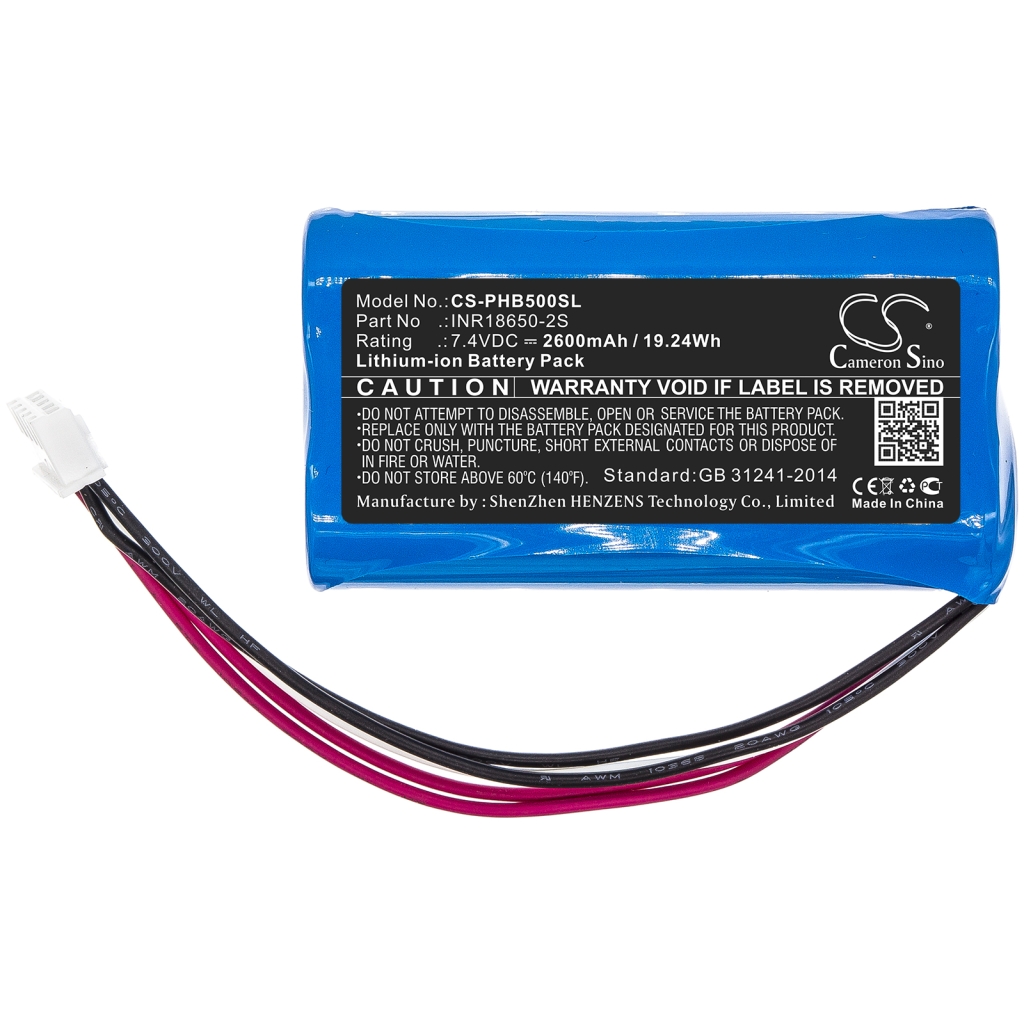 Batteries Batterie de haut-parleur CS-PHB500SL