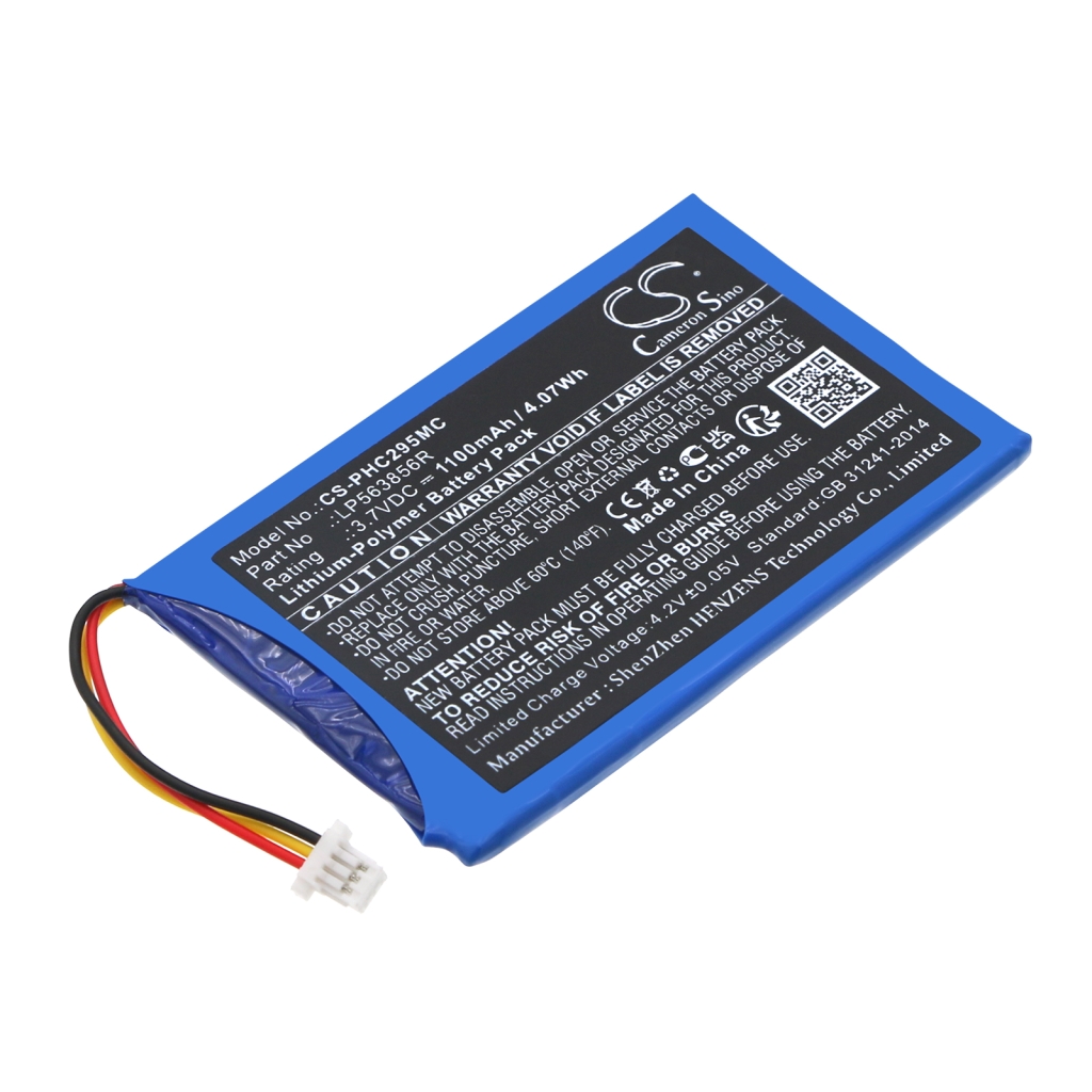 Compatible battery replacement for Philips LP563856R