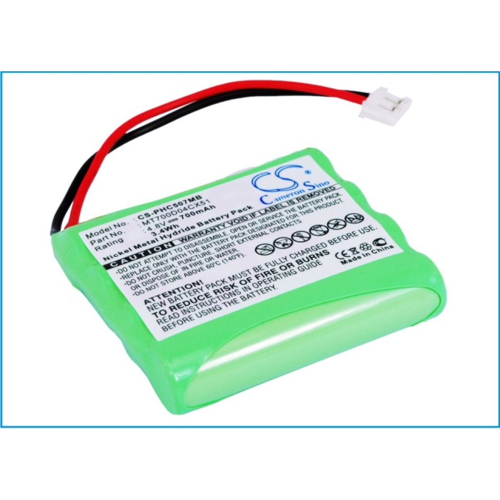 Compatible battery replacement for Philips MT700D04CX51