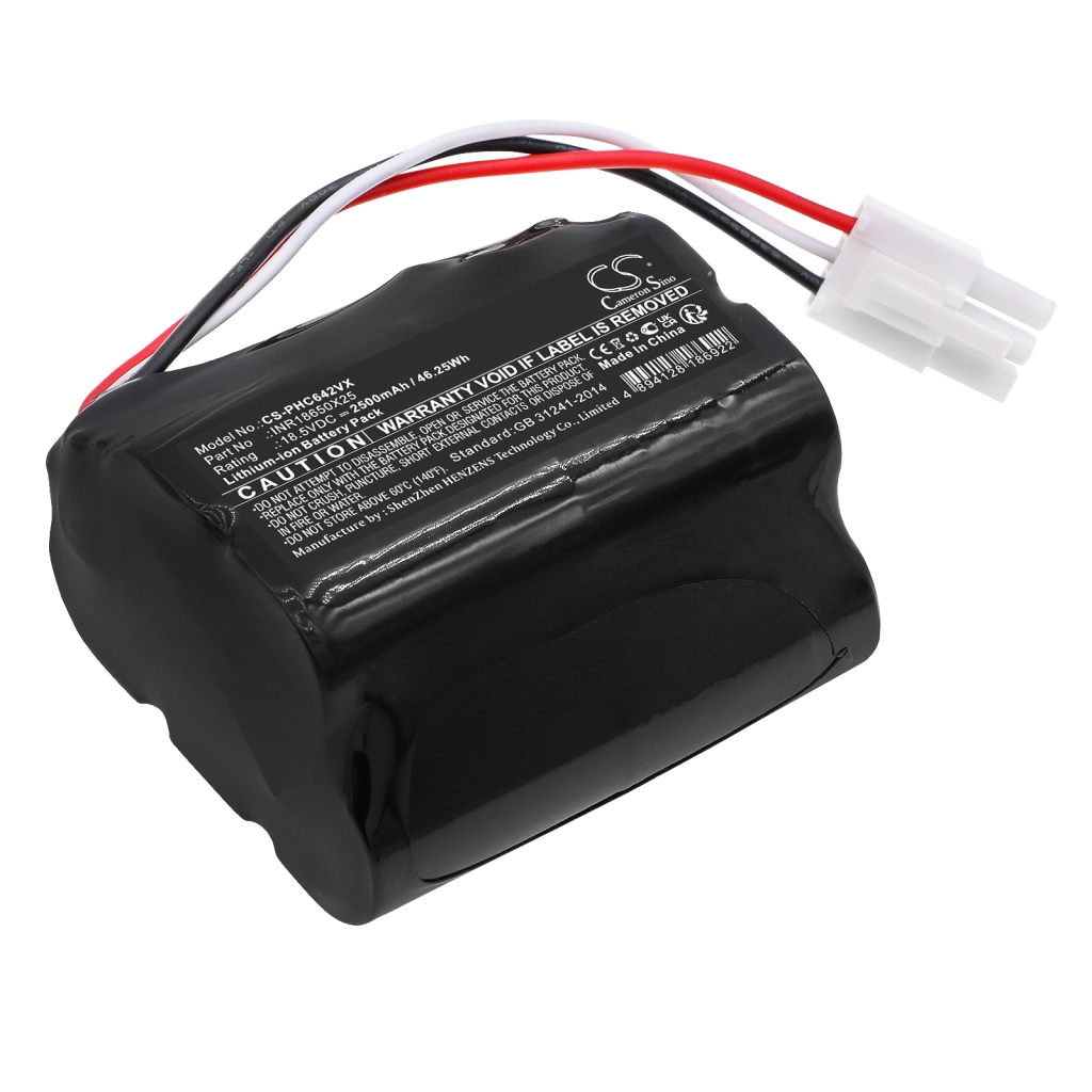 Compatible battery replacement for Philips INR18650X25