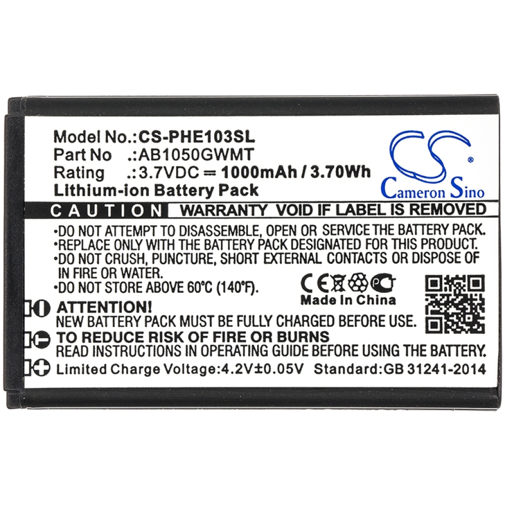 Battery Replaces AB1050GWMT