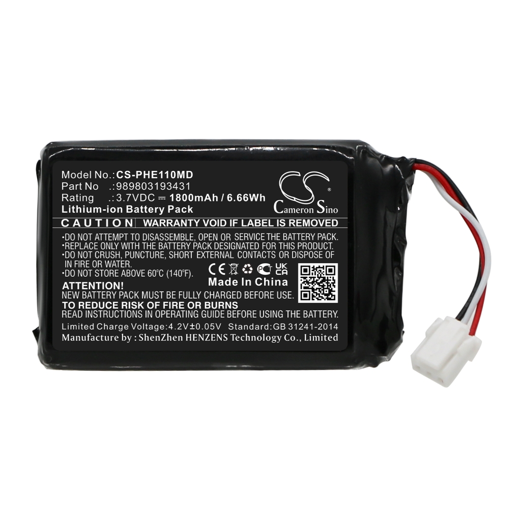 Batteries Remplace 989803193431