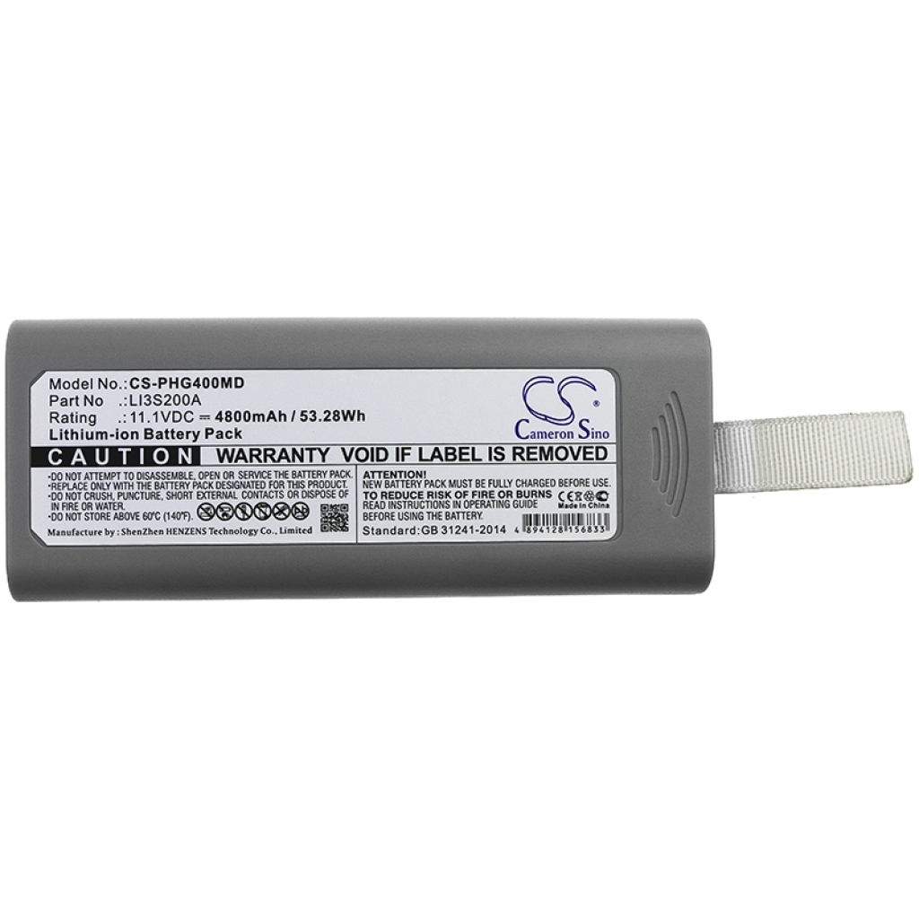 Compatible battery replacement for Philips LI3S200A