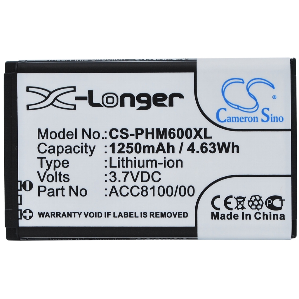 Batteries Batterie d'enregistreur CS-PHM600XL