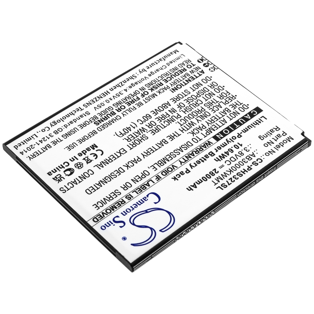 Compatible battery replacement for Philips AB3000KWMT