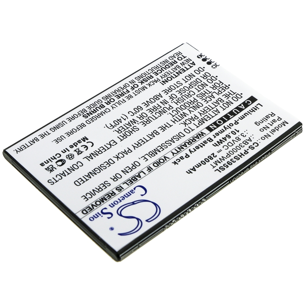 Compatible battery replacement for Philips AB3000PWMT