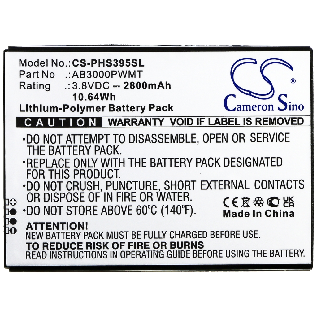 Battery Replaces AB3000PWMT