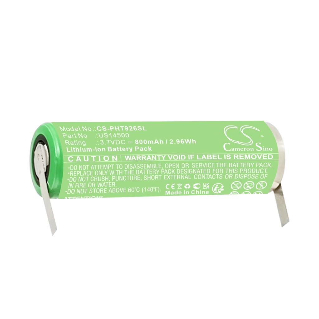 Compatible battery replacement for Philips US14500