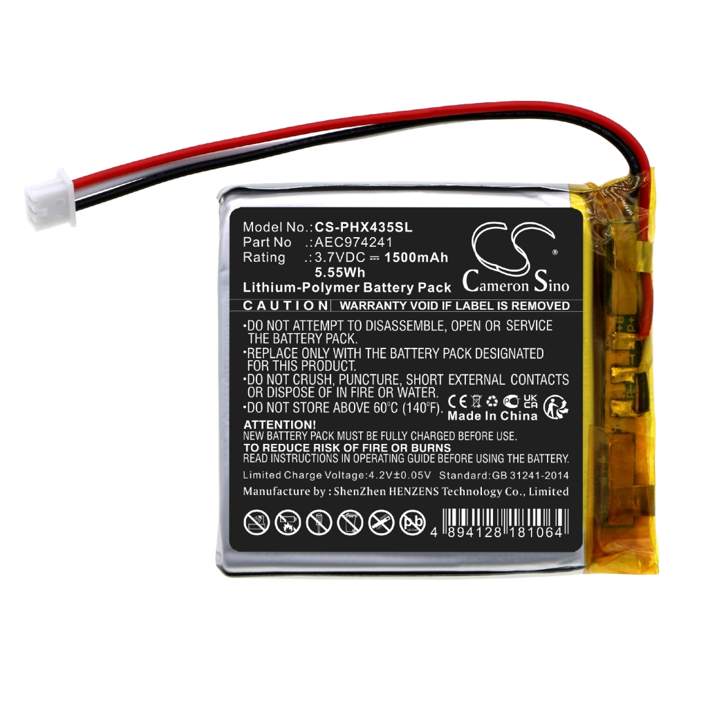 Compatible battery replacement for Philips AEC974241