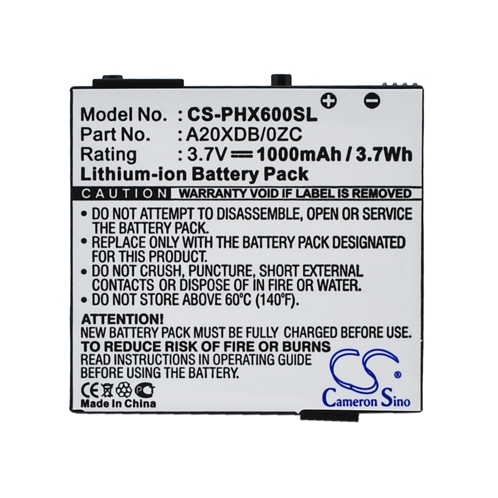 Compatible battery replacement for Philips A20XDB/0ZC