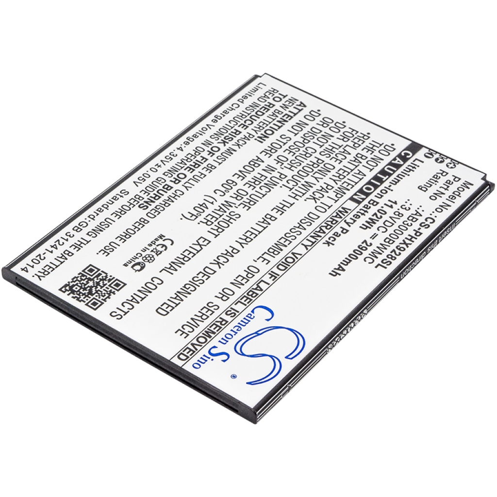 Compatible battery replacement for Philips AB3000BWMC