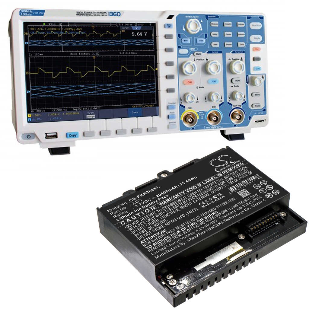 Outils électriques Batterie Peaktech Oscilloscope 1360