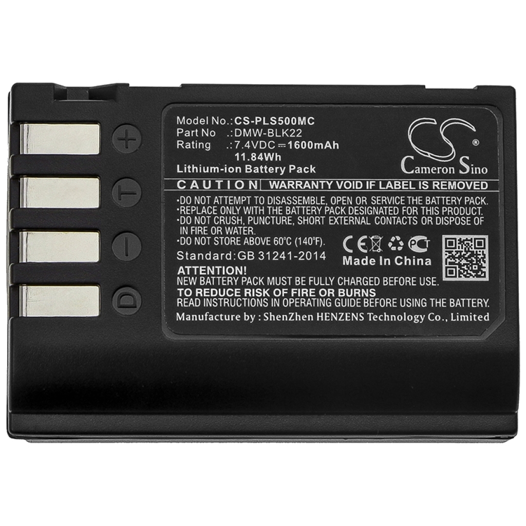 Camera Battery Panasonic Lumix DC-S5