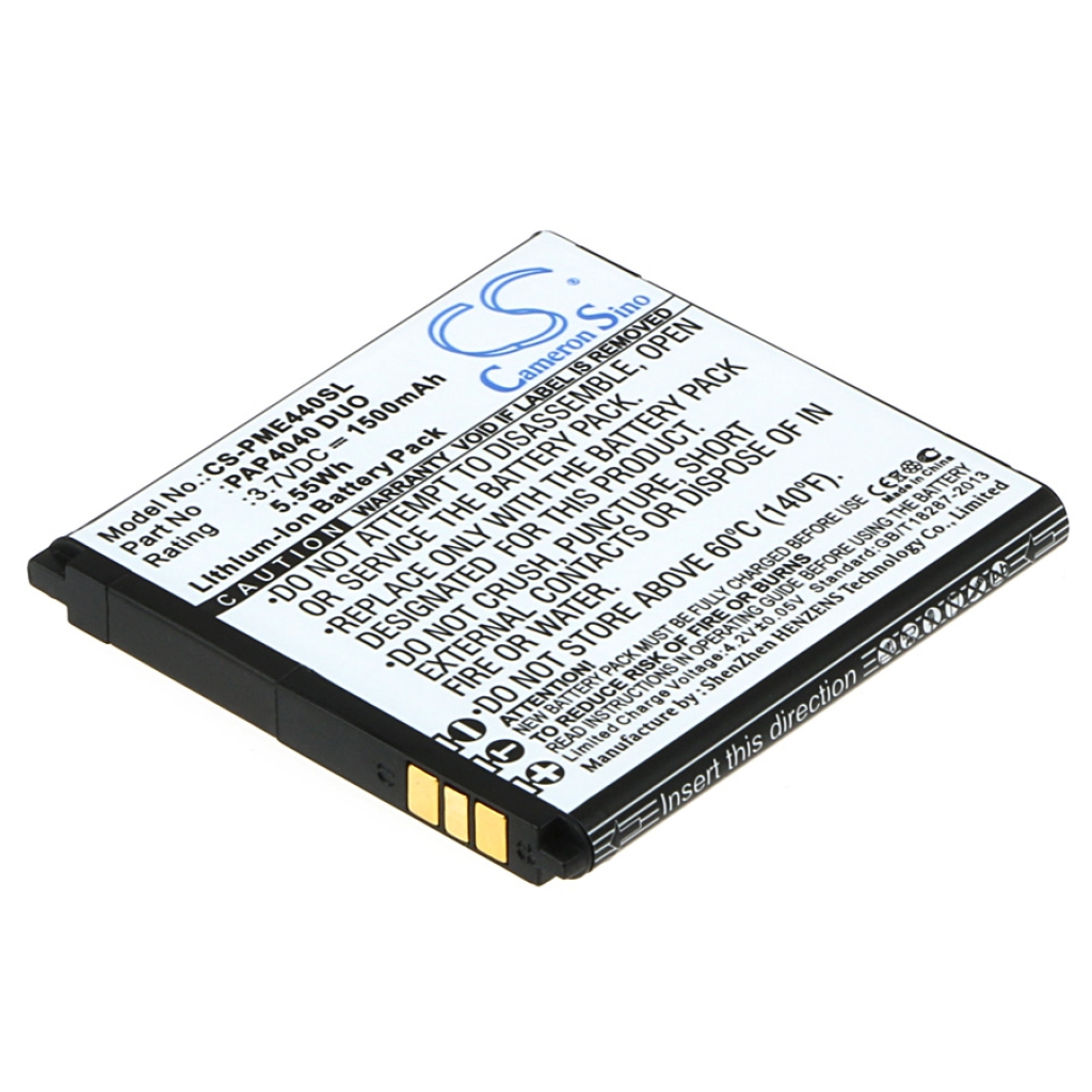 Battery Replaces PAP4040 DUO