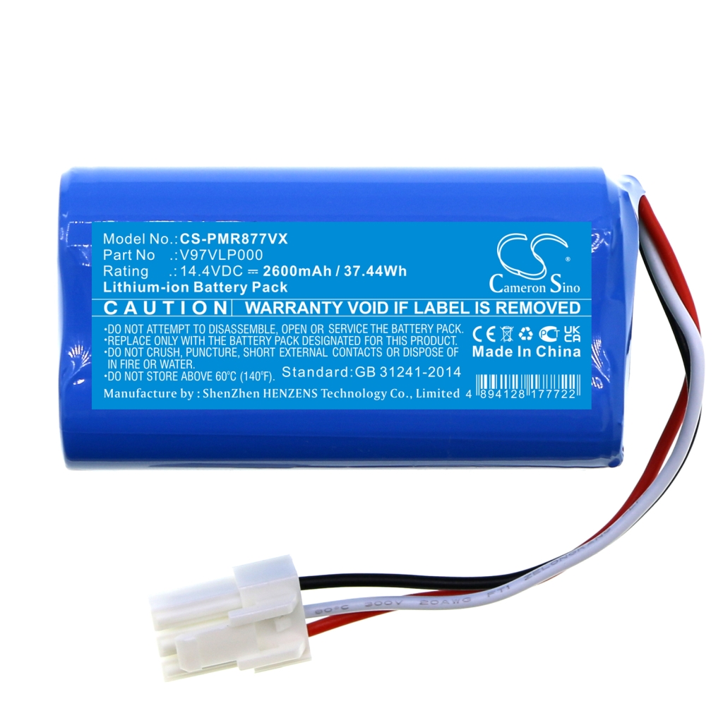 Compatible battery replacement for Liectroux V97VLP000