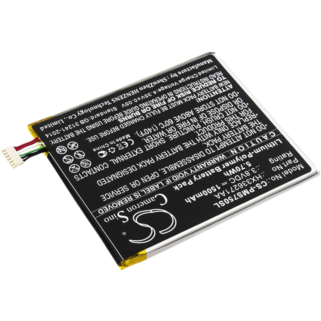 Remplacement de batterie compatible pour Prestigio HX336271AA