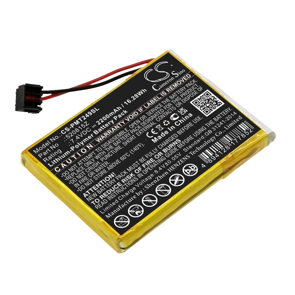 Compatible battery replacement for Pentair 520815Z