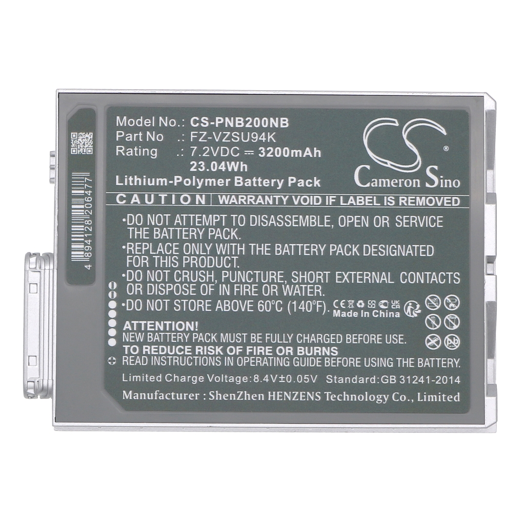 Batterie pour ordinateur portable Panasonic Toughpad FZ-M1