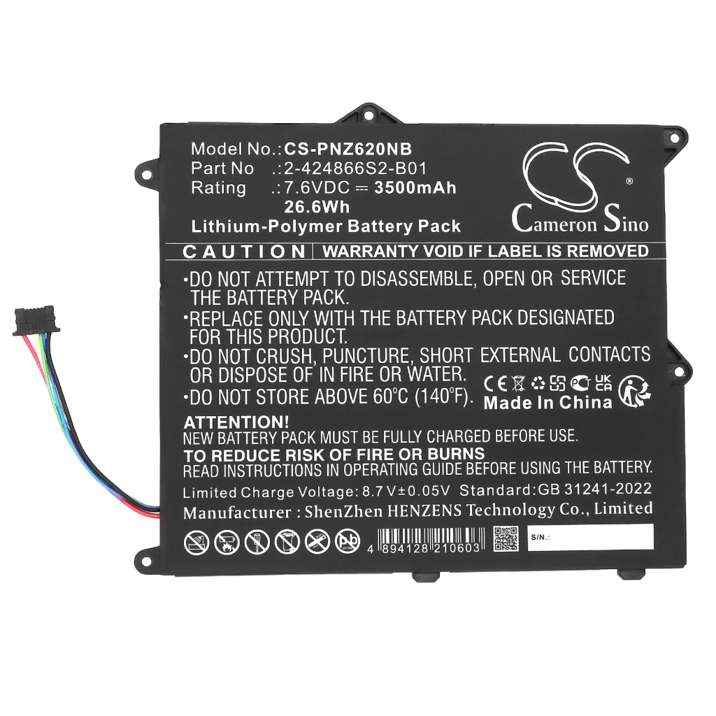 Notebook battery Panasonic CS-PNZ620NB