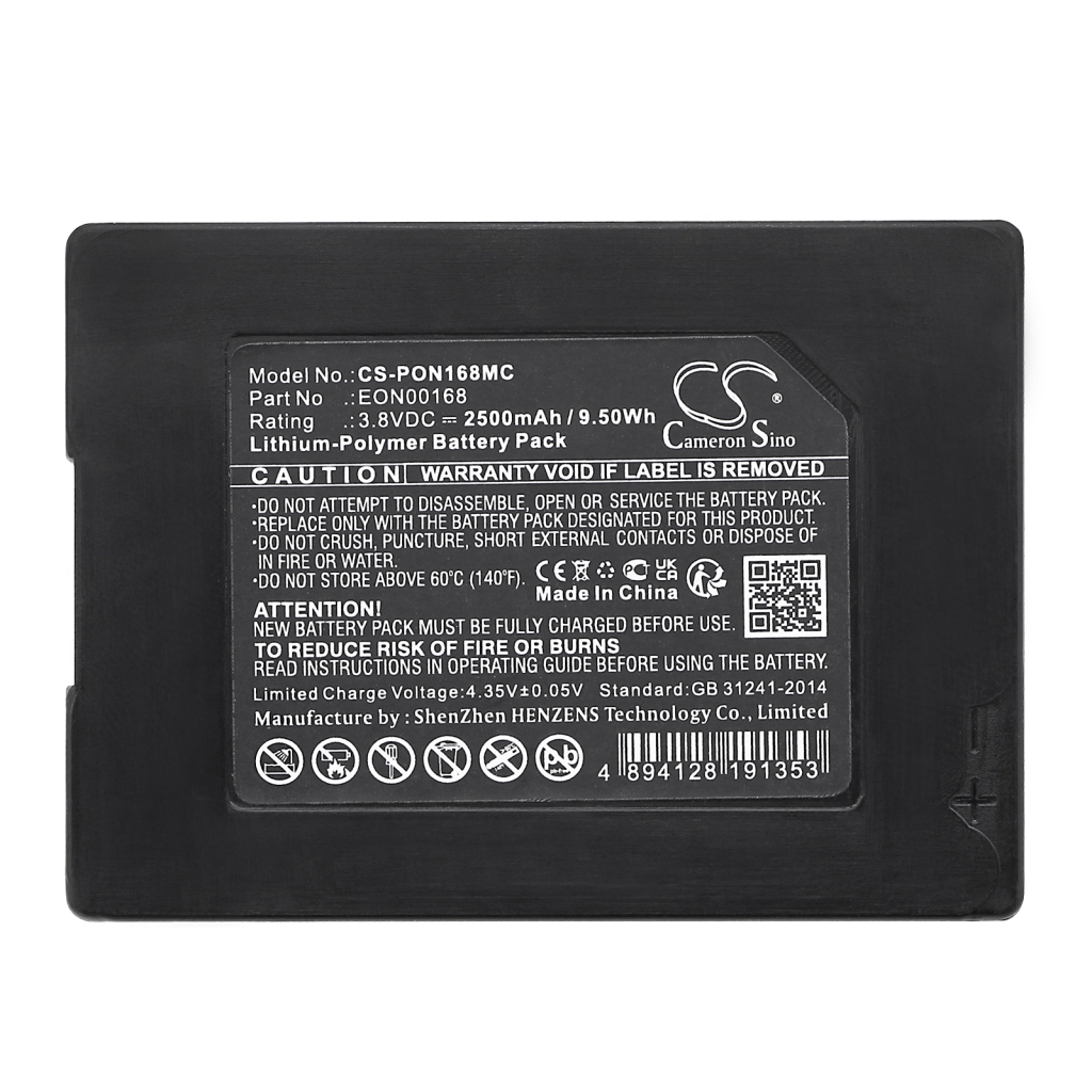 Compatible battery replacement for Pyle EON00168