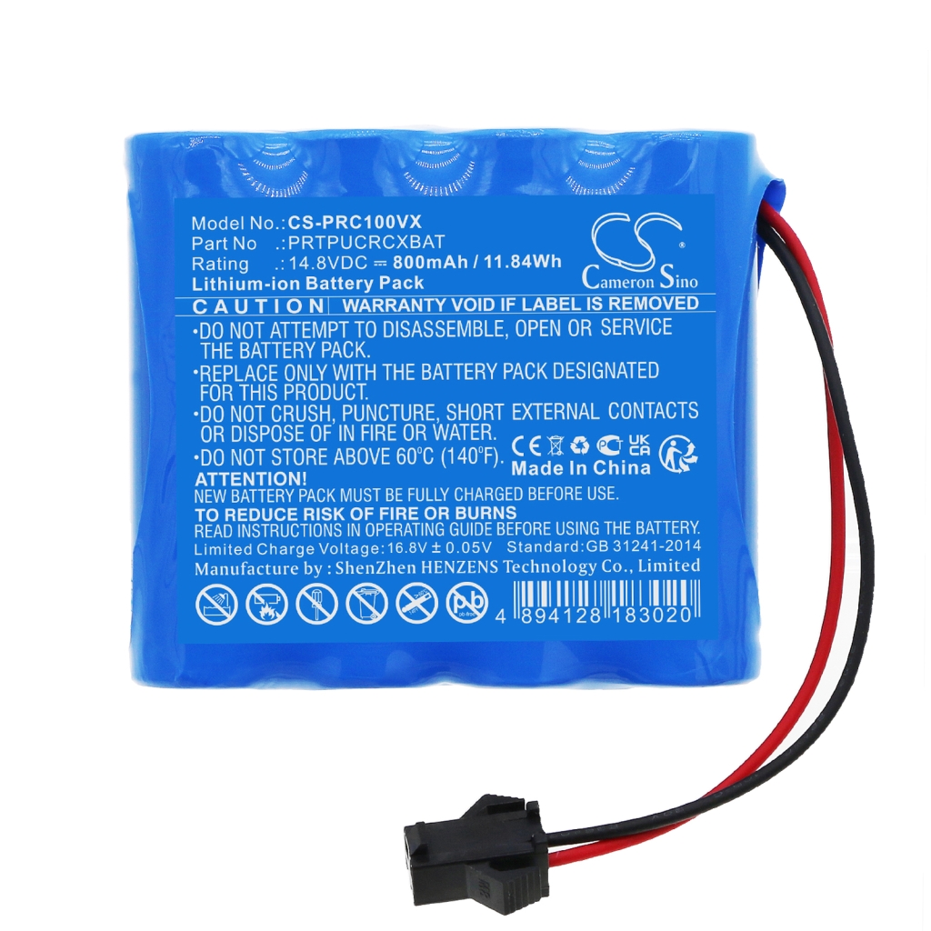 Compatible battery replacement for Serenelife PRTPUCRCXBAT