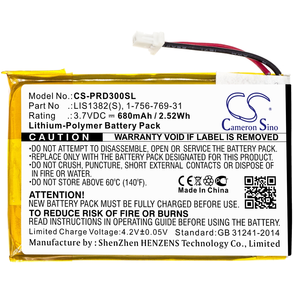 Battery Replaces LIS1382(S)