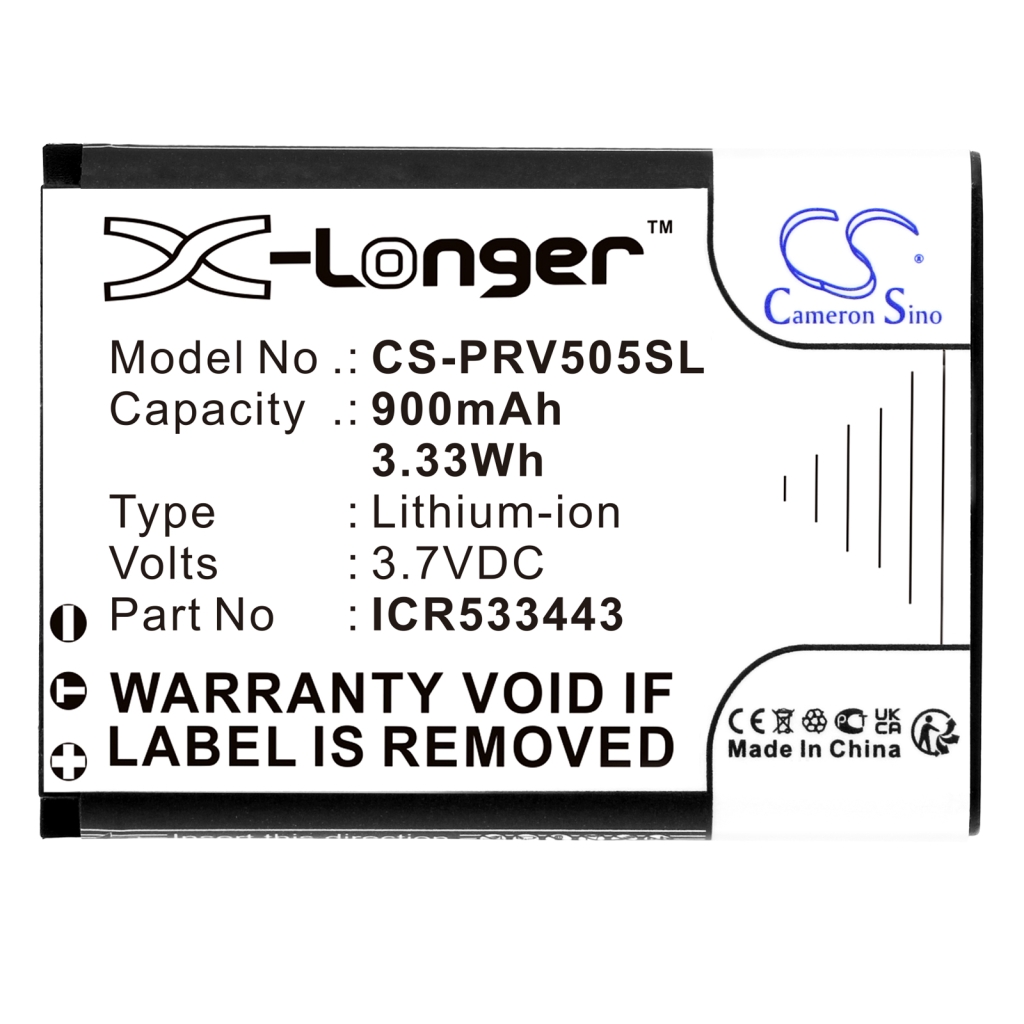 Batterie de caméra de sécurité domestique Prestigio CS-PRV505SL