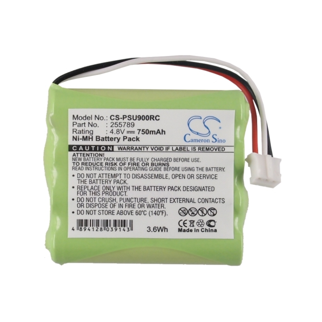 Compatible battery replacement for Philips 255789