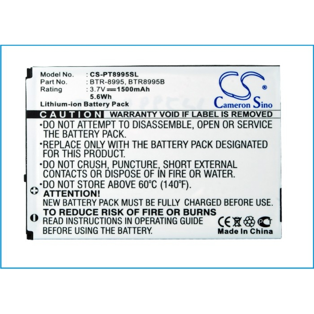 Mobile Phone Battery Pantech CS-PT8995SL