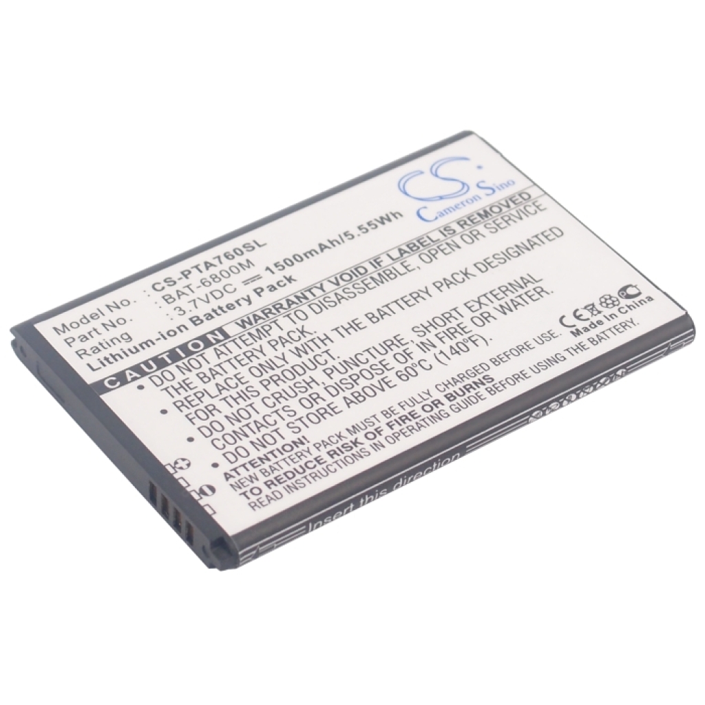 Mobile Phone Battery Pantech CS-PTA760SL