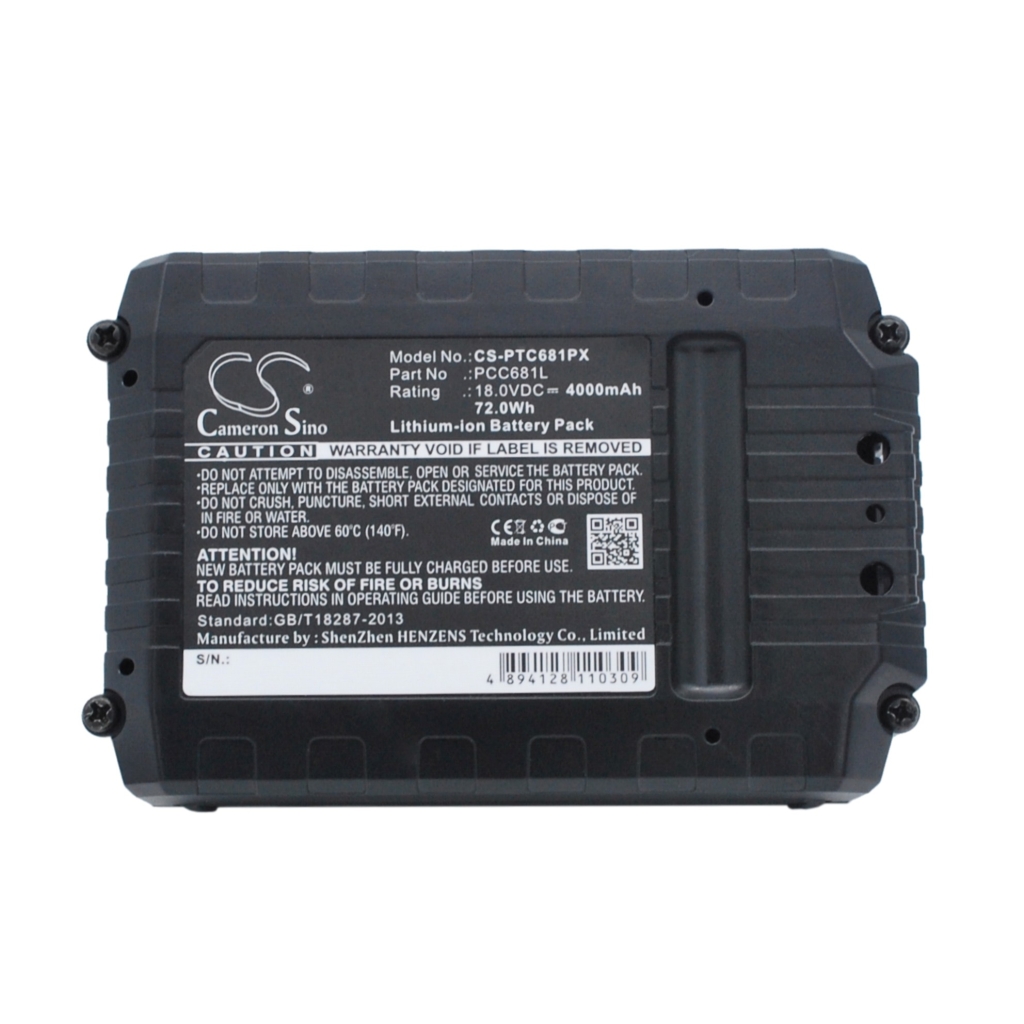 Compatible battery replacement for Black 