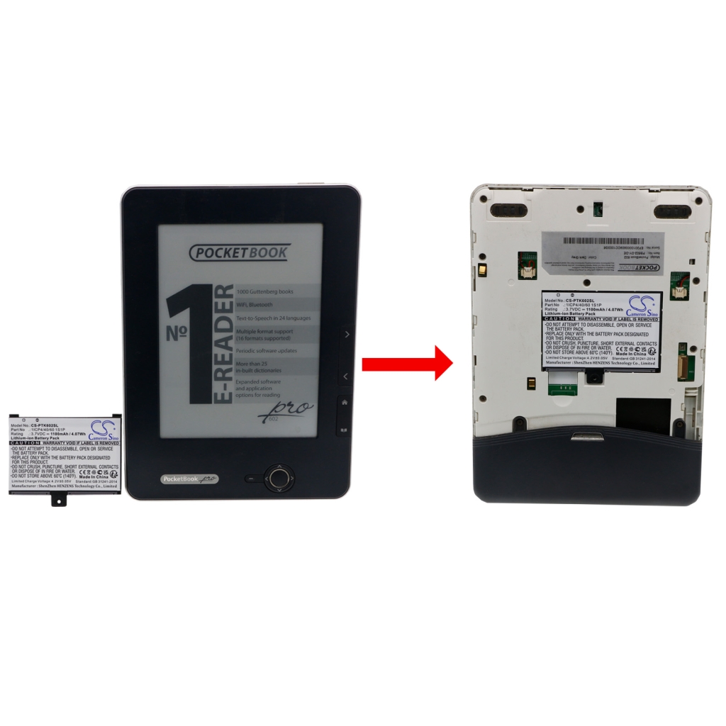 Battery Replaces 1ICP4/40/60 1S1P