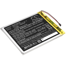 Remplacement de batterie compatible pour Pocketbook  306070PL, 4K-19, 4G-15