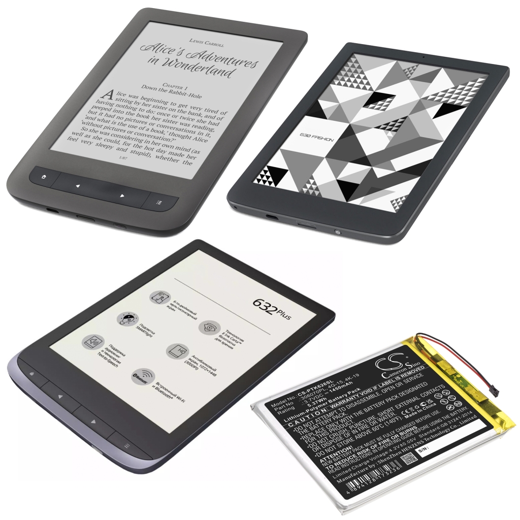 Ebook, eReader Batterie Digma CS-PTK626SL