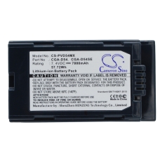 Remplacement de batterie compatible pour Panasonic  CGA-D54SE/1H, CGA-D54SE/1B, VW-VBD55, CGA-D54SE, CGR-D54S...