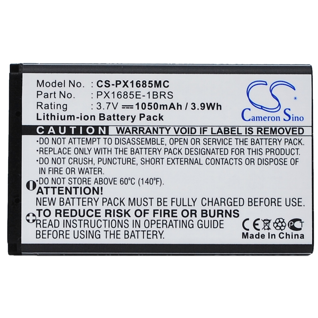 Batterie de l'appareil photo Toshiba CS-PX1685MC