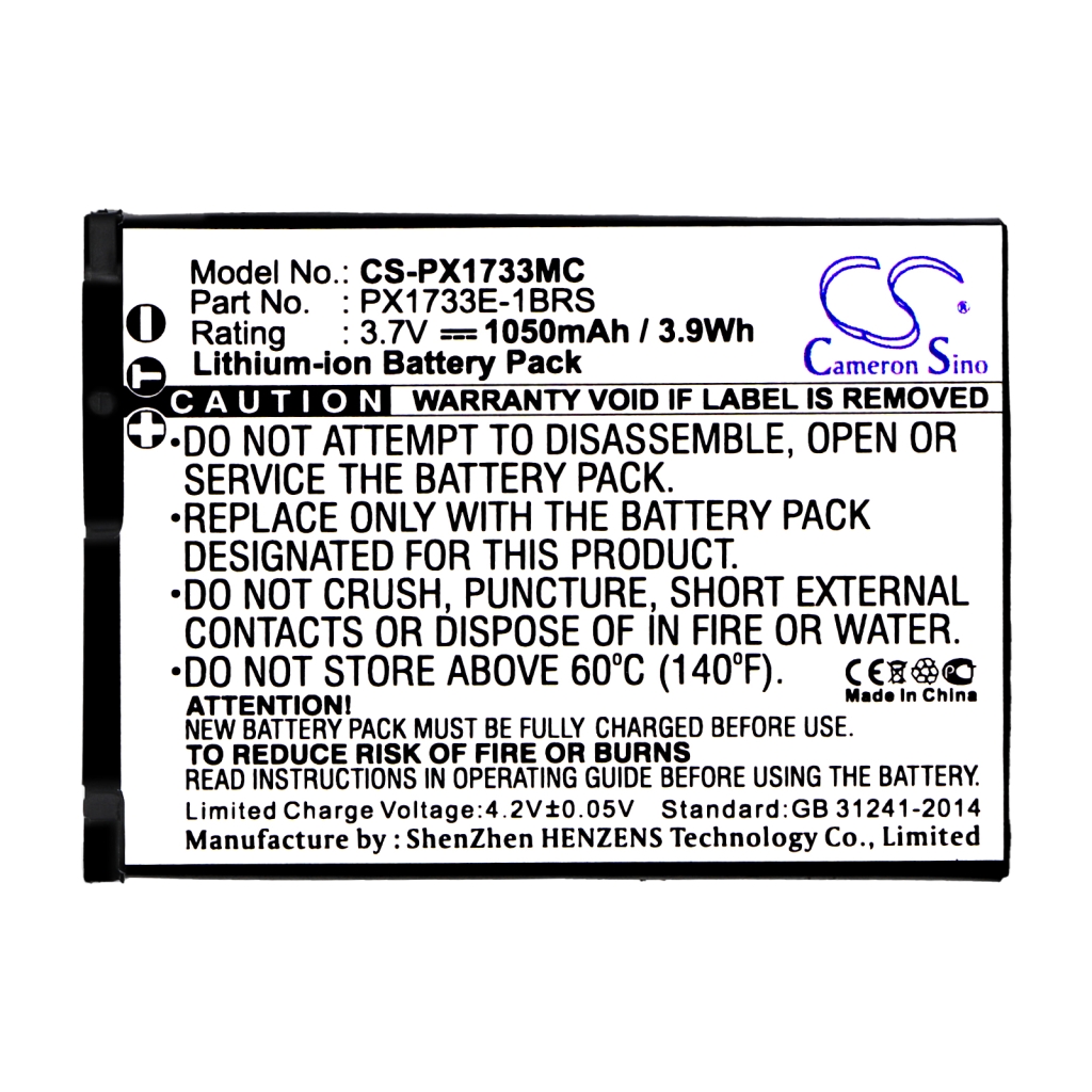 Camera Battery Toshiba CS-PX1733MC