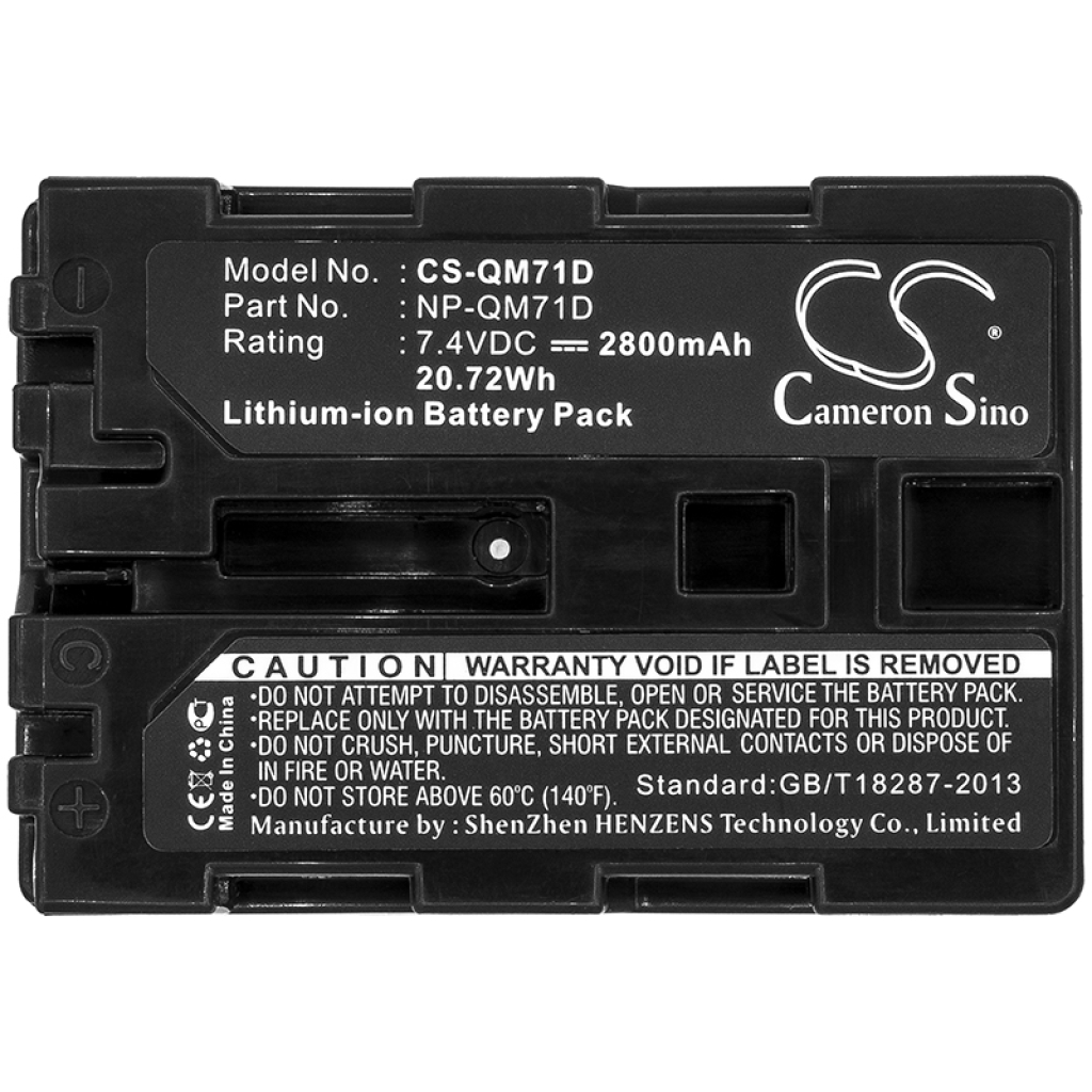 Battery Replaces NP-QM71D