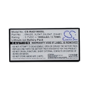 CS-RAD1900SL<br />Batterie pour  remplace la batterie P9110