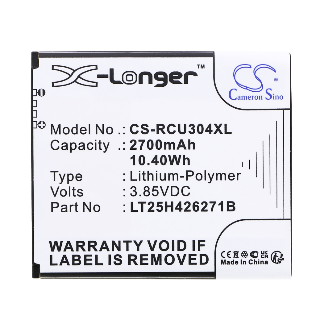 Compatible battery replacement for Cricket LT25H426271W