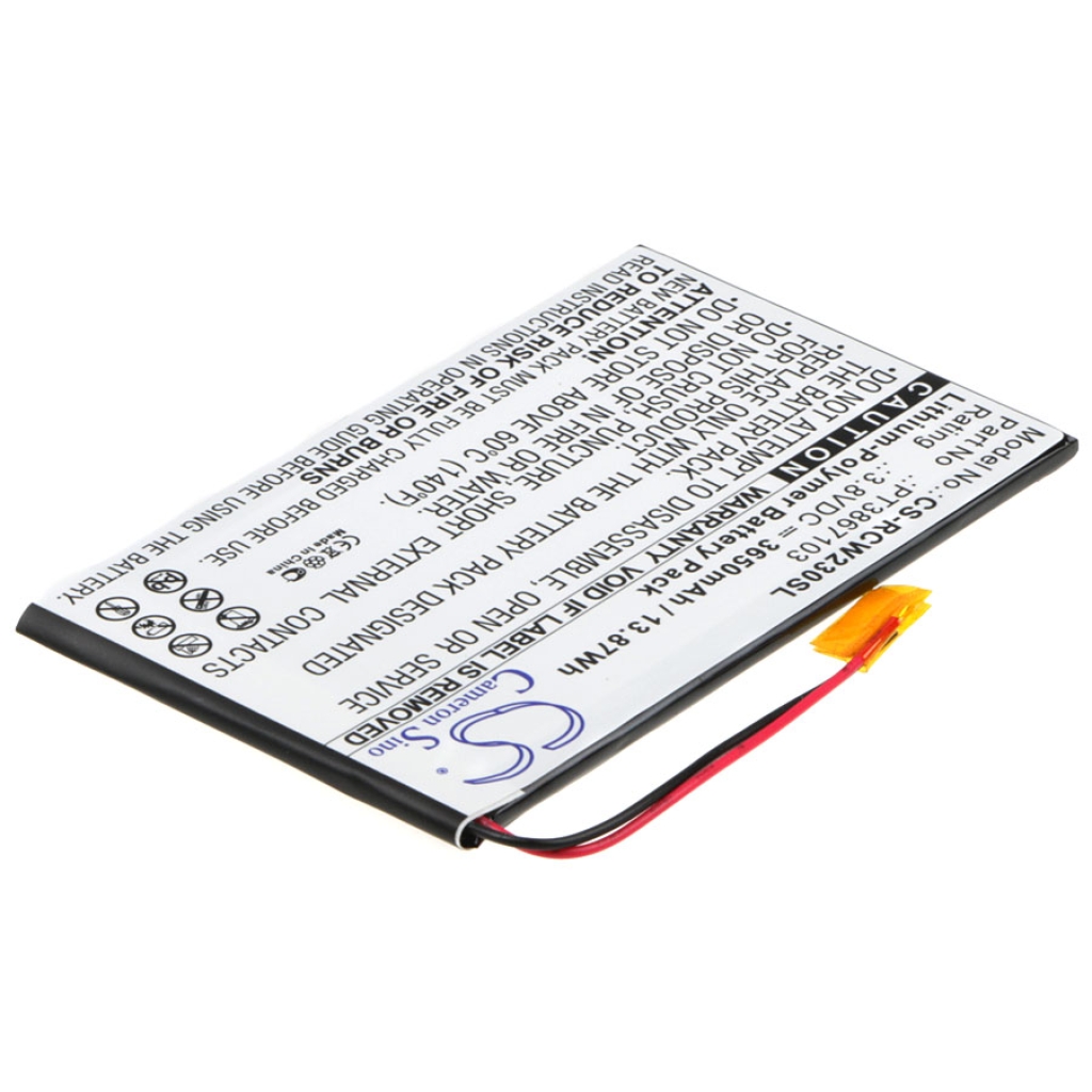 Compatible battery replacement for RCA PT3867103