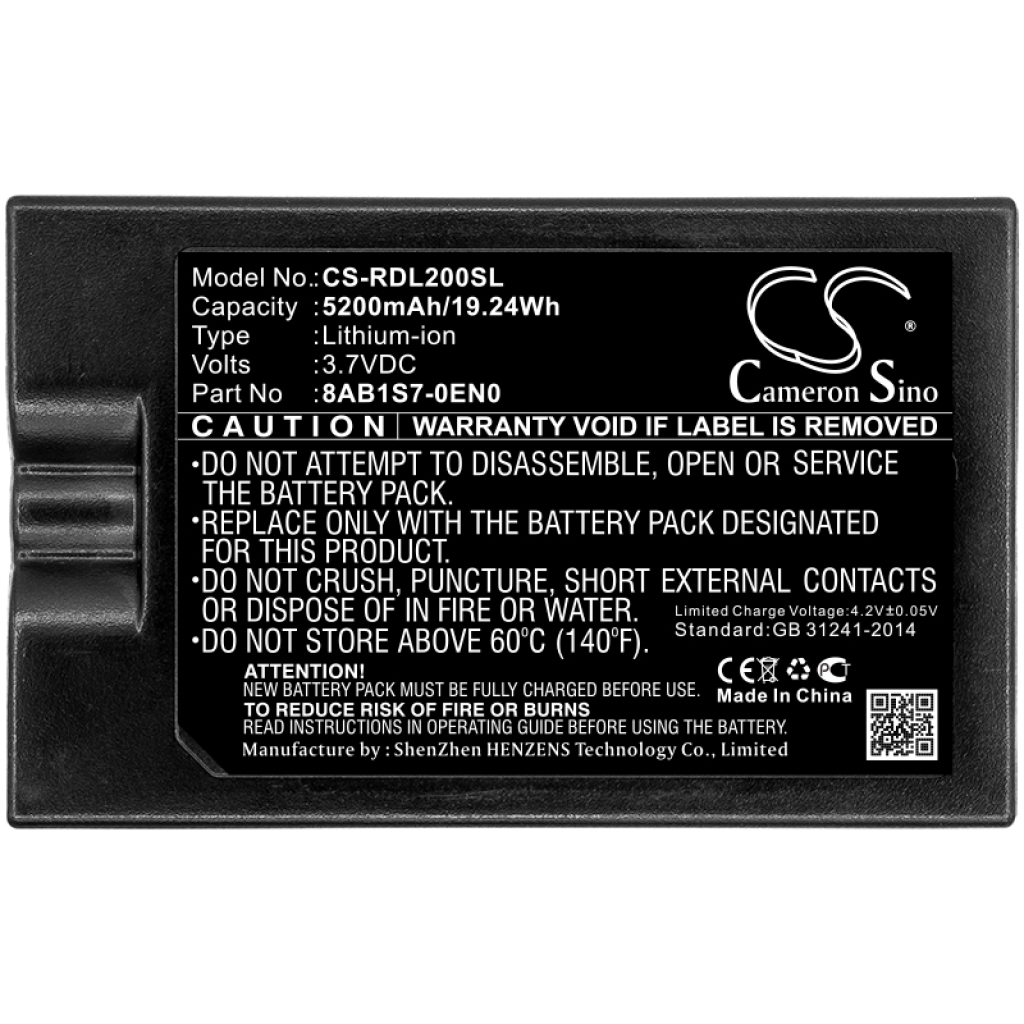 Batterie de caméra de sécurité domestique Ring CS-RDL200SL