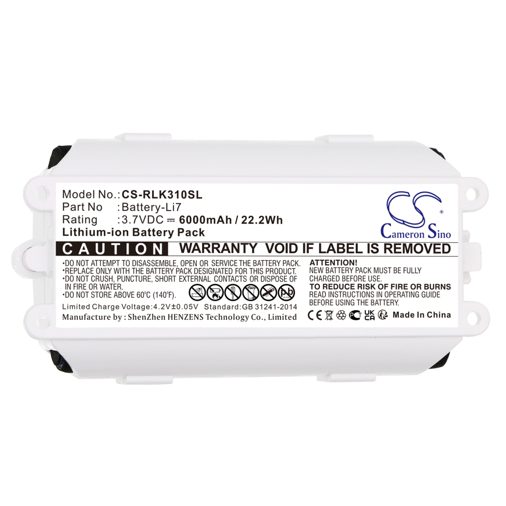 Batterie de caméra de sécurité domestique Reolink CS-RLK310SL