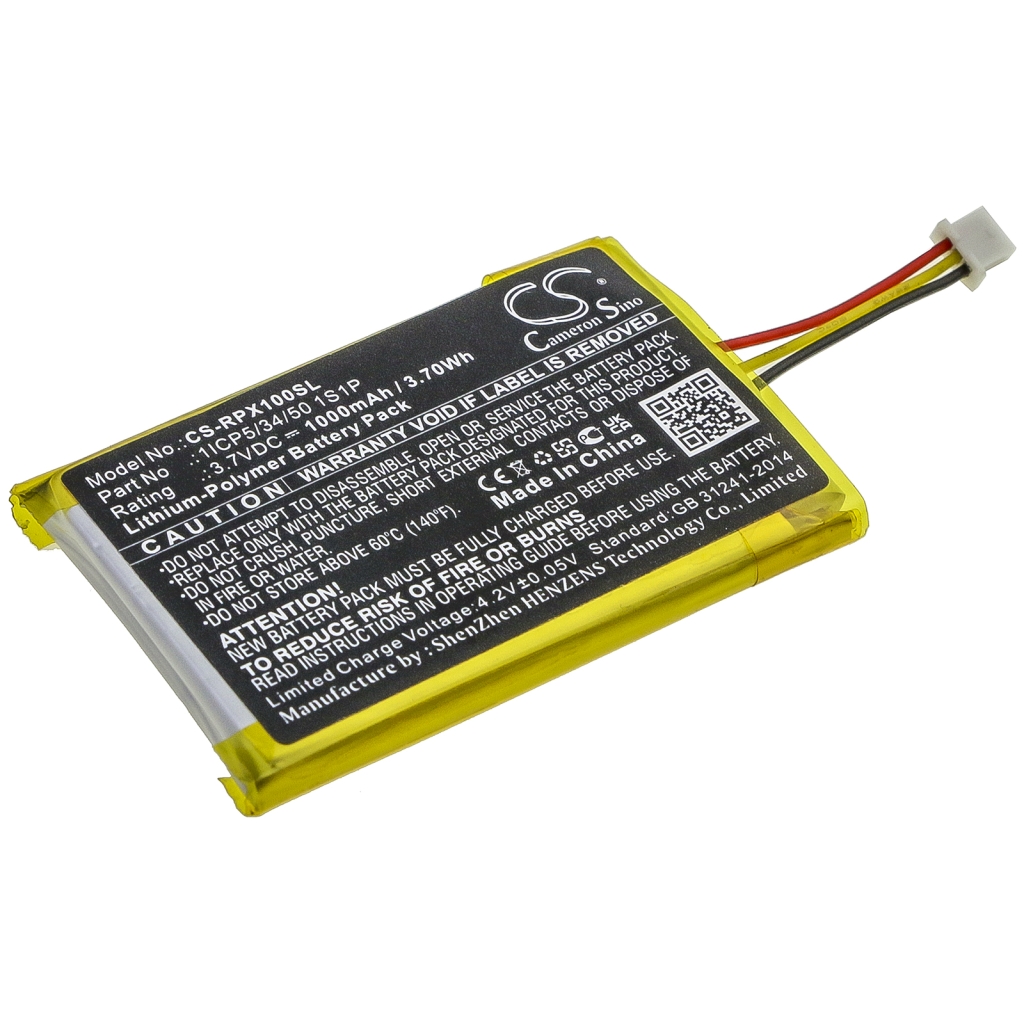 Compatible battery replacement for Razer 1ICP5/34/50 1S1P