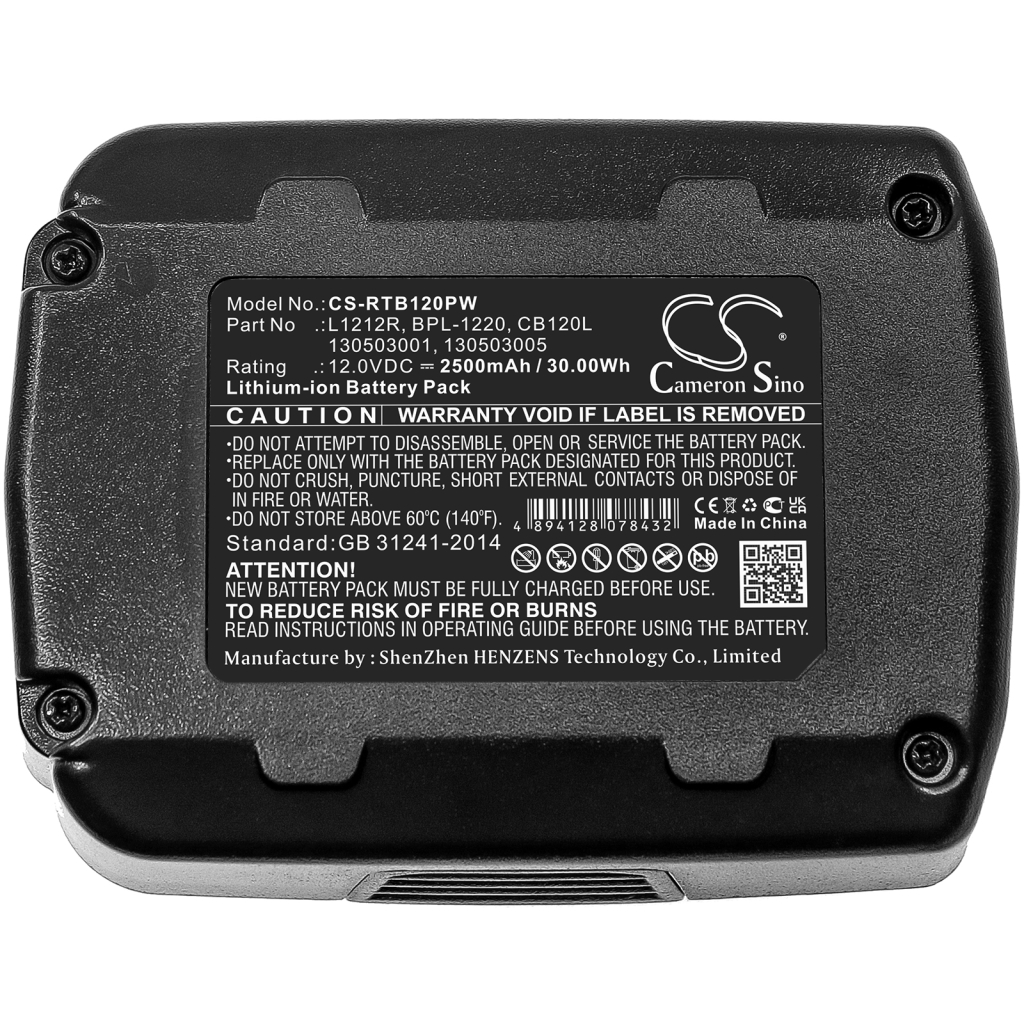 Batteries Remplace L1212R