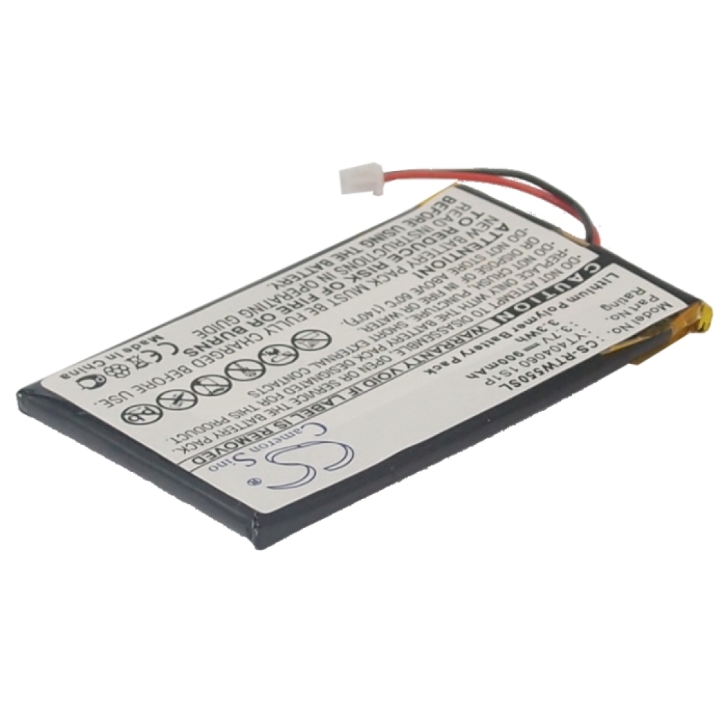 Compatible battery replacement for RightWay YT404060 1S1P