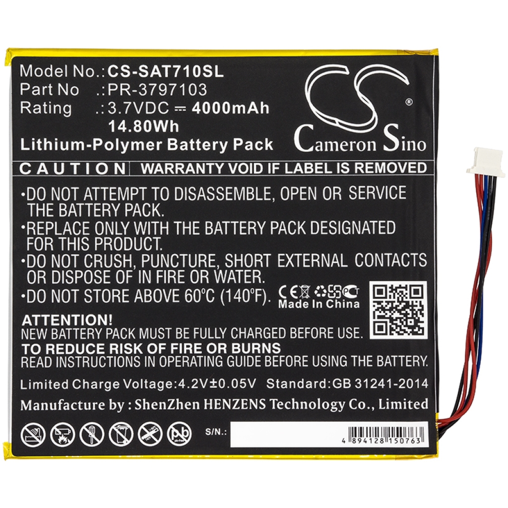 Tablette Batterie Insignia CS-SAT710SL