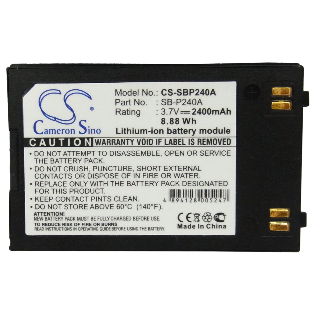 Batterie de l'appareil photo Samsung VP-X205L