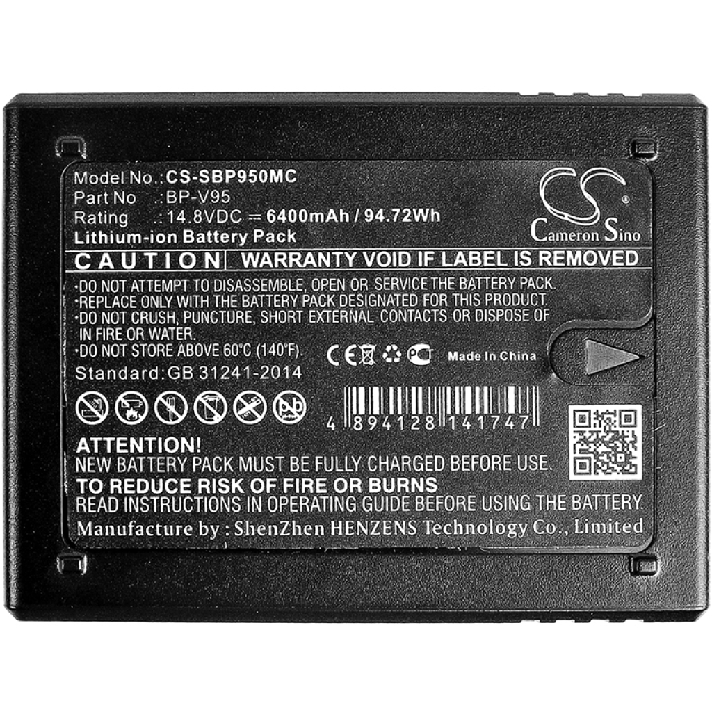 Camera Battery Red CS-SBP950MC