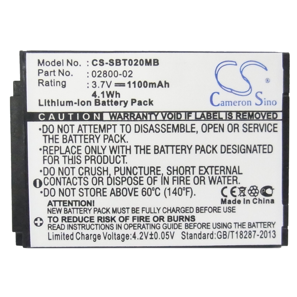 Battery Replaces 02800-02